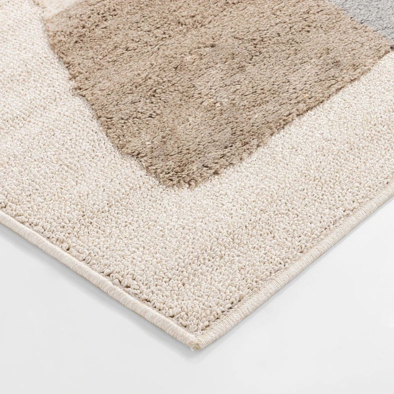 Krémový koberec s motívom hôr CLUDI 80x150 cm