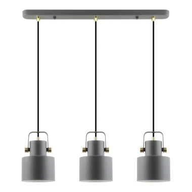 Závesná lampa čierno-zlatá DRACO III