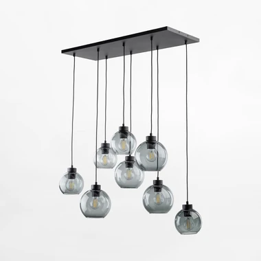 Závesné svietidlo v grafitovej farbe CUBUS 8