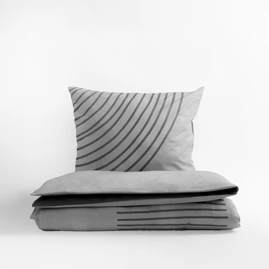 Geometrická bavlnená posteľná bielizeň OLIVIA 220x200 cm