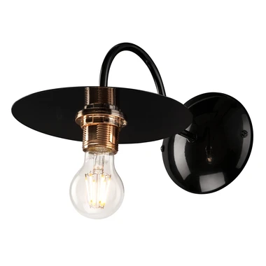 Industriálne nástenné svietidlo ALICE čierne