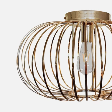 Stropné svietidlo zlaté GLOBE