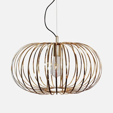 Závesné svietidlo zlaté GLOBE