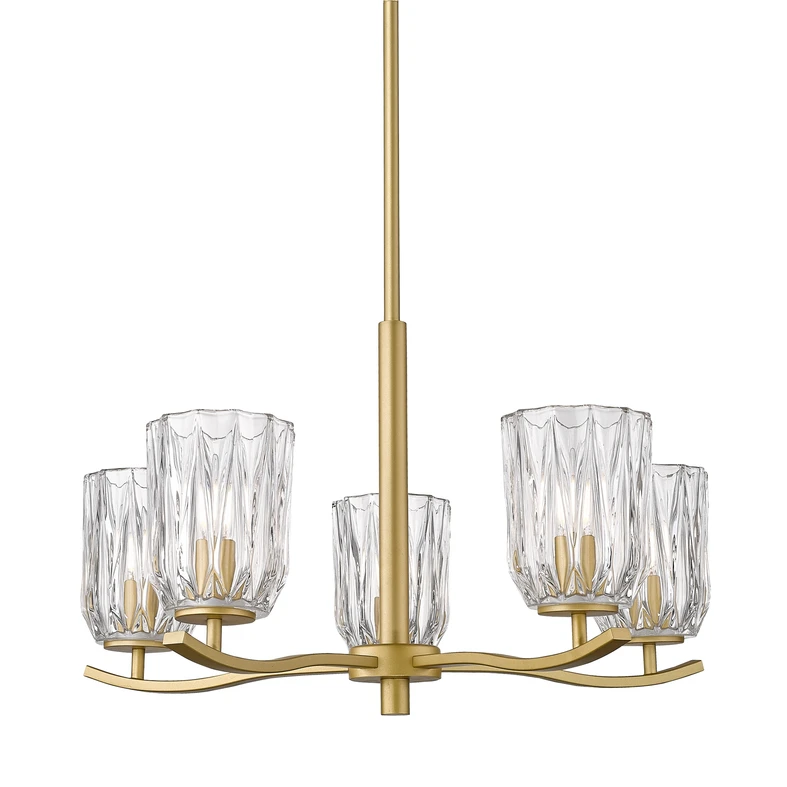 Oprawa lampy przystosowana została dla 5 żarówek LED typu E14 o mocy maksymalnej 40W.