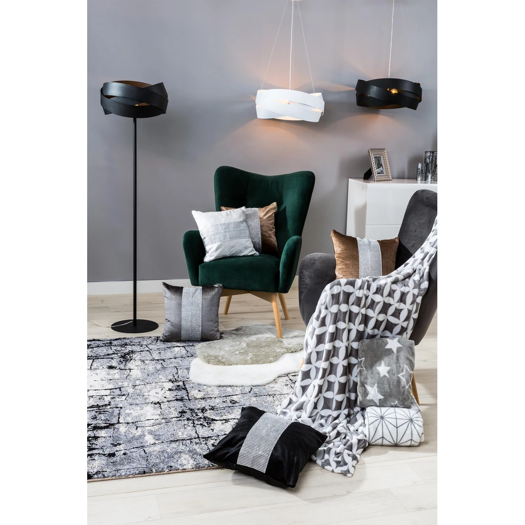 Moderná stojacia lampa TORNADO biela