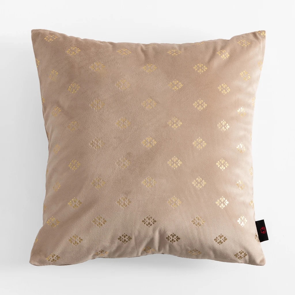 Dekoračná obliečka na vankúš béžová SUSA 45x45 cm