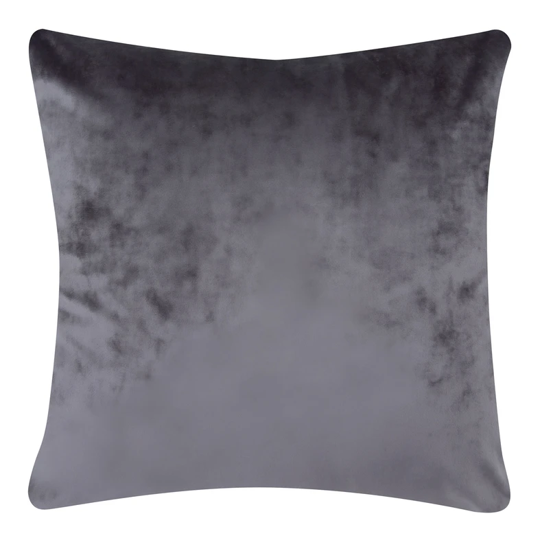 Dekoratívna obliečka na vankúš zamatová sivá MIRAGE 45x45 cm