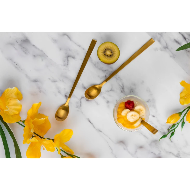Kokteilová lyžička VITA Mat GOLD 3 ks.
