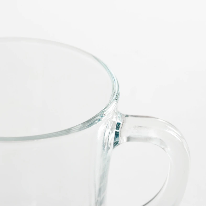 Priehľadný hrnček s uchom ŠTANDARD 250 ml