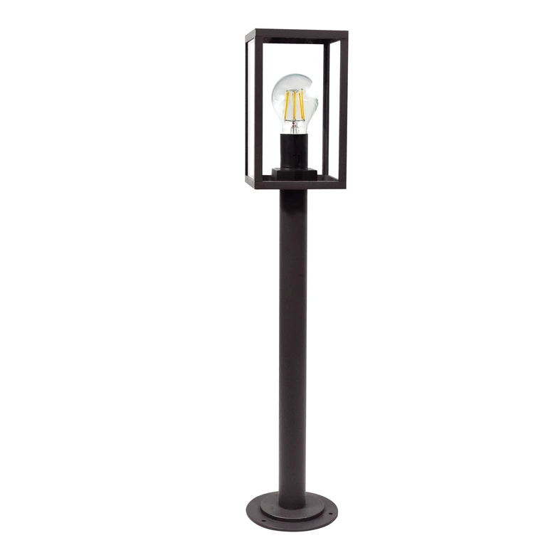 Vonkajšia stojacia lampa vysoká grafitová MALMO 68 cm