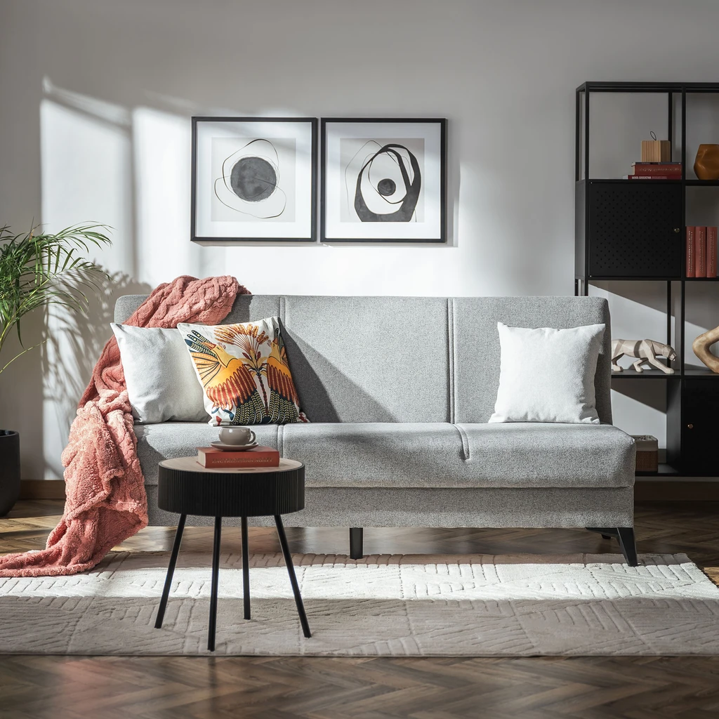 Abstraktná maľba CHAOTIC CIRCLE I 50x50 cm