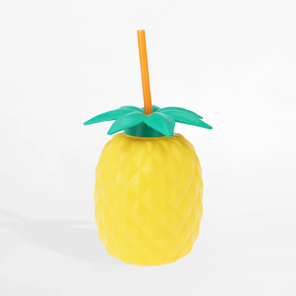 Kubek plastikowy ananas