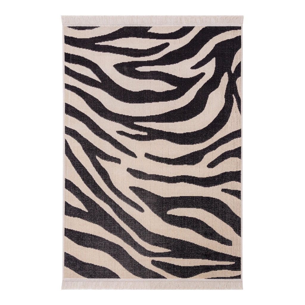 Koberec so strapcami zebra ETNIKY 80 x 150 cm