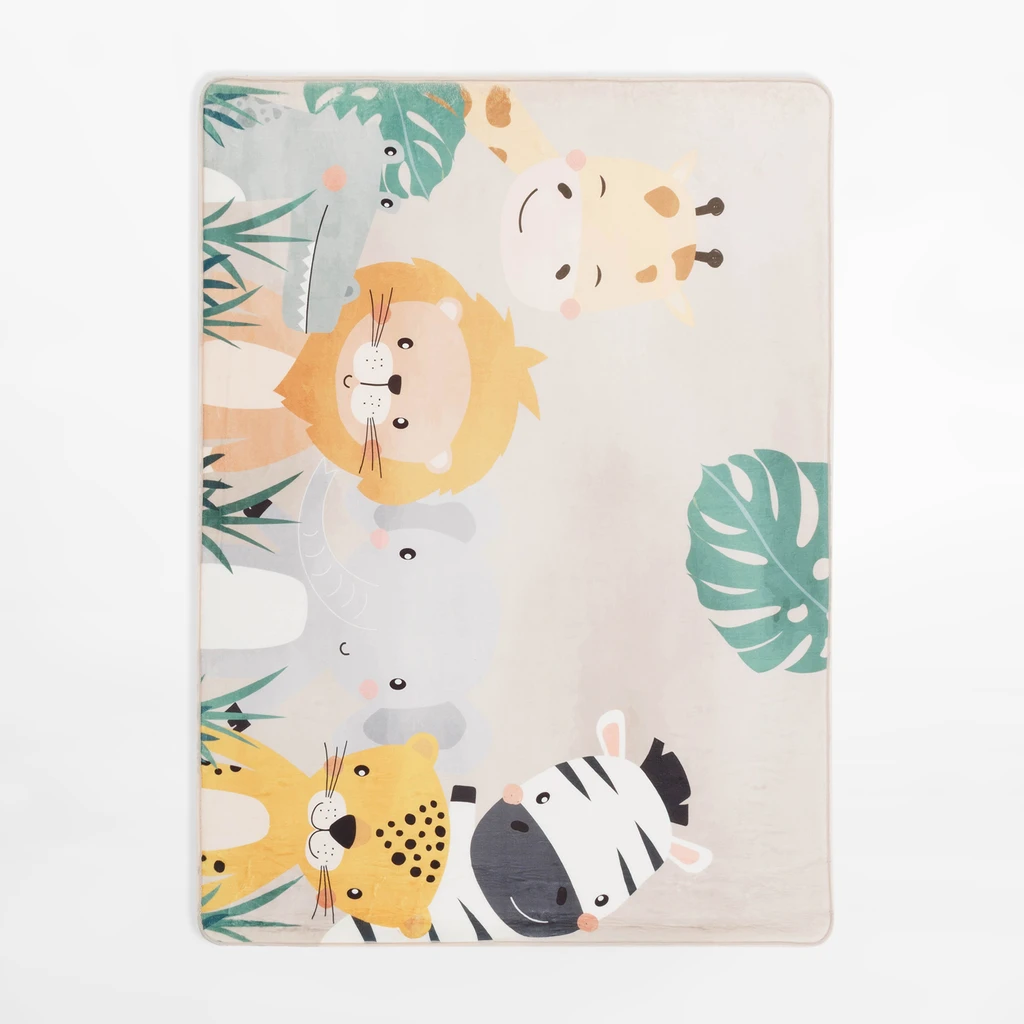 Koberec so zvieratkami JUNGLE, 120x160 cm