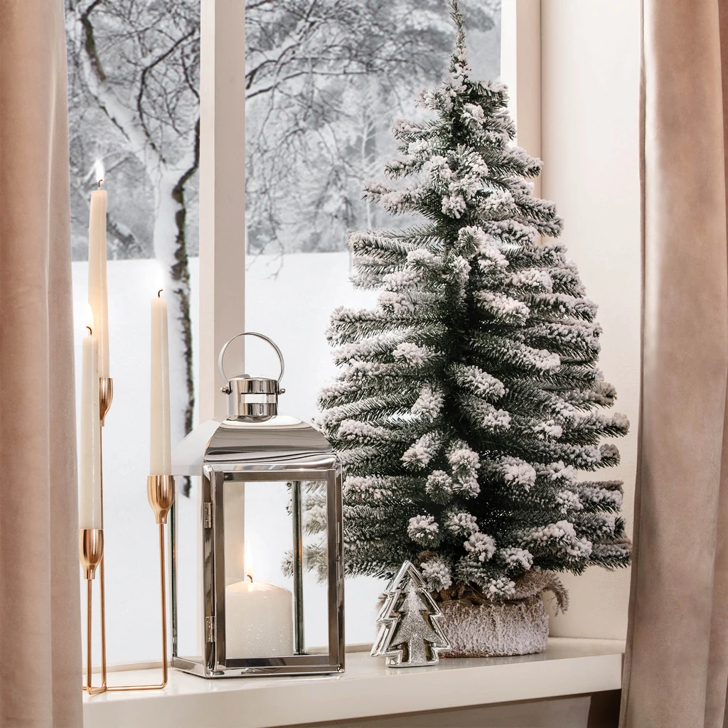 Kovový lampáš 30 cm