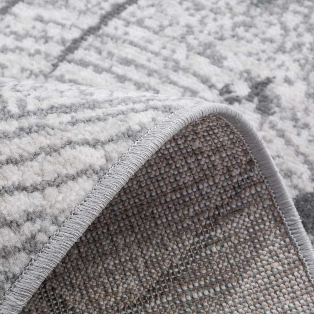 Koberec vzor prierez stromu sivý MIRACLE 80x150 cm