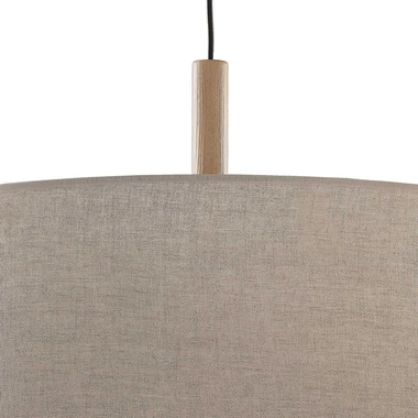 Sivá závesná lampa DEVA NATURE I