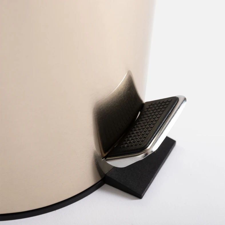 Odpadkový kôš s pedálom zlatý 5L