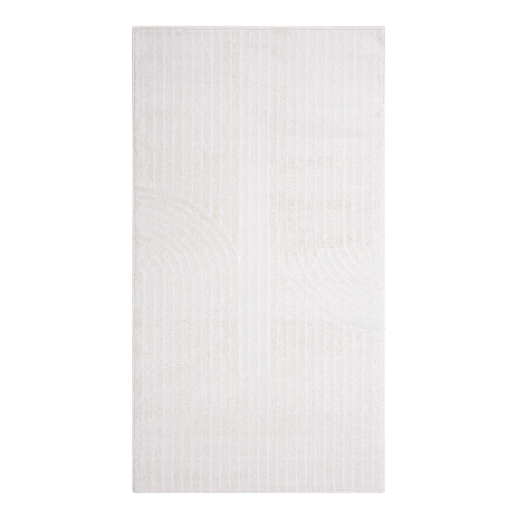 Moderný koberec RIMINI krémový 80x150 cm