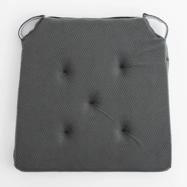 Podsedák na stoličku tmavosivý LUPPA 40x40 cm