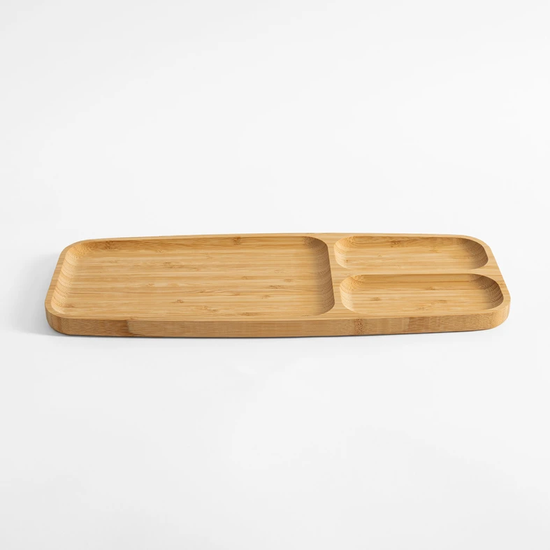 Bambusový servírovací tanier 39x16 cm