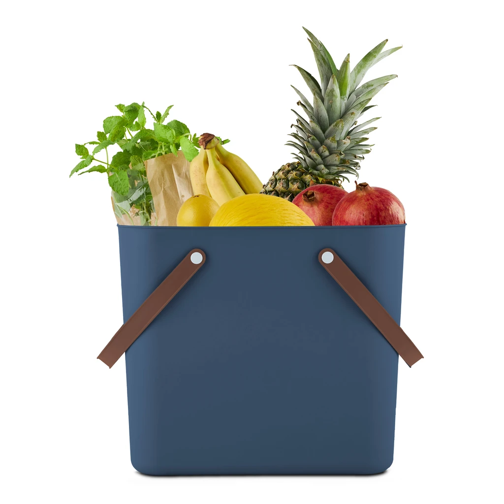 Nákupný kôš MULTIBAG tmavomodrý 40 l