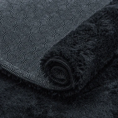 Koberec rabbit čierny PULY 60x100 cm