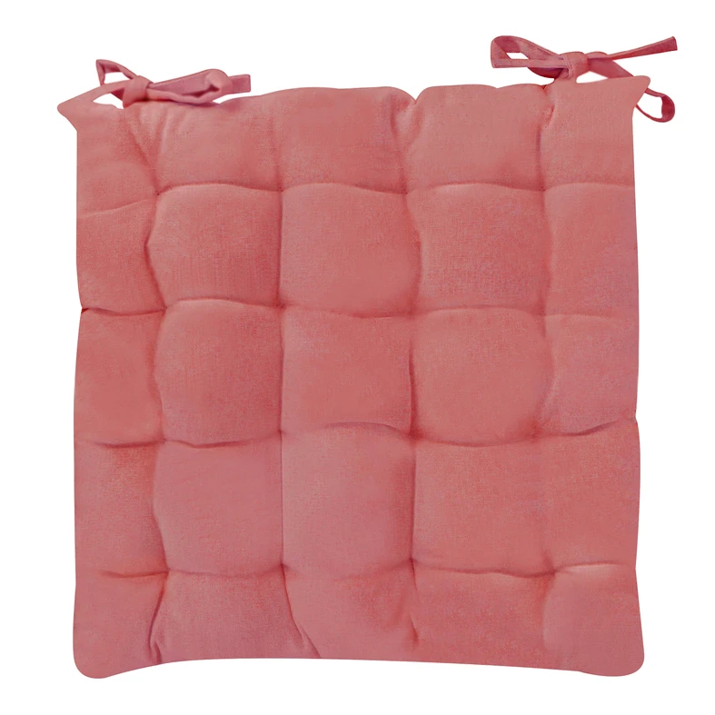 Podsedák na stoličku červený so šnúrkami FRUITY 40x40 cm