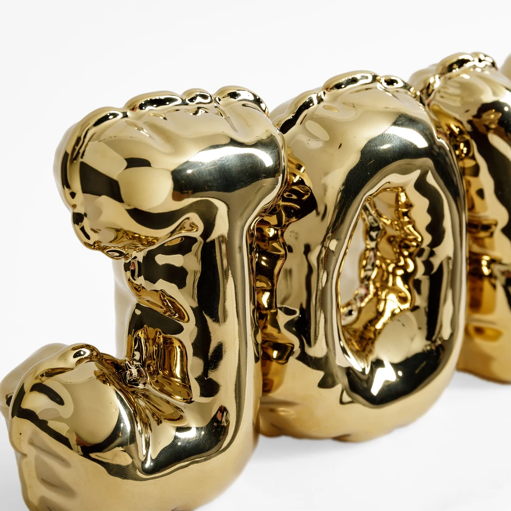 Dekorácia nápis JOY zlatá