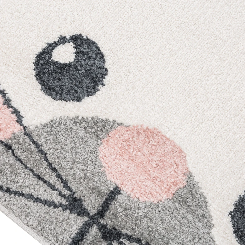 Koberec LUPPO do detskej izby, sivý 80x150 cm