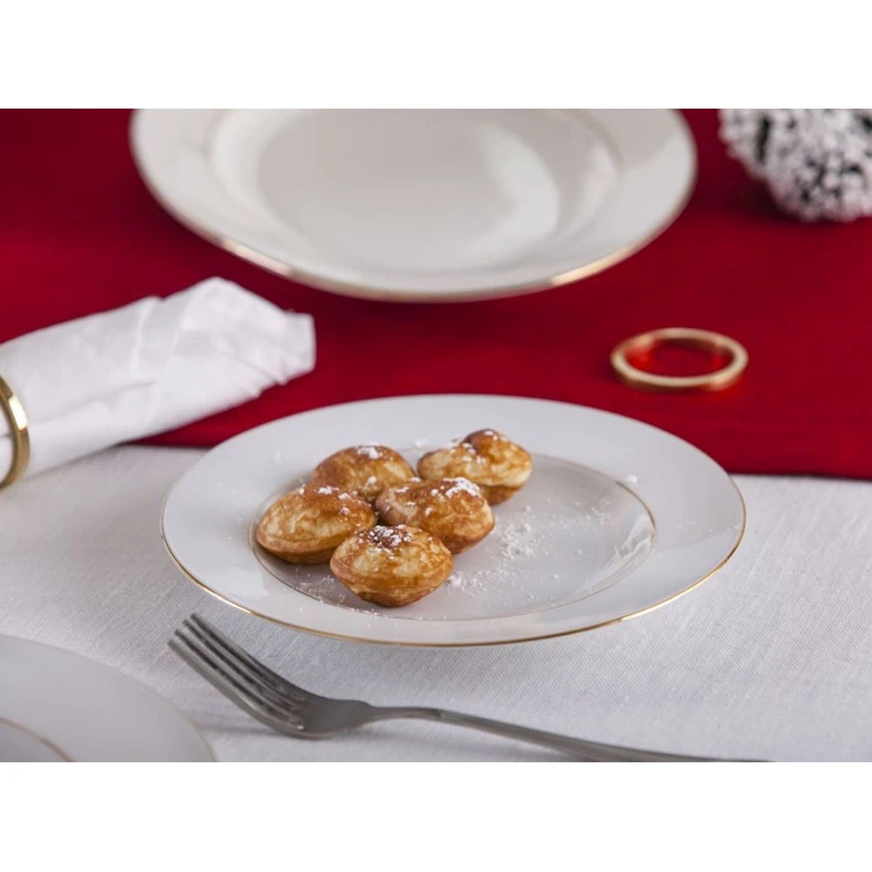 Dezertný tanier MARIA PAULA Zlatá línia 20 cm