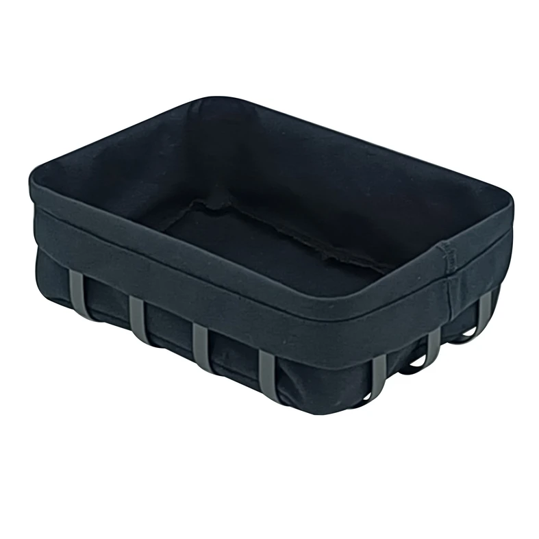 Košík na pečivo obdĺžnikový čierny 22 x 16 cm