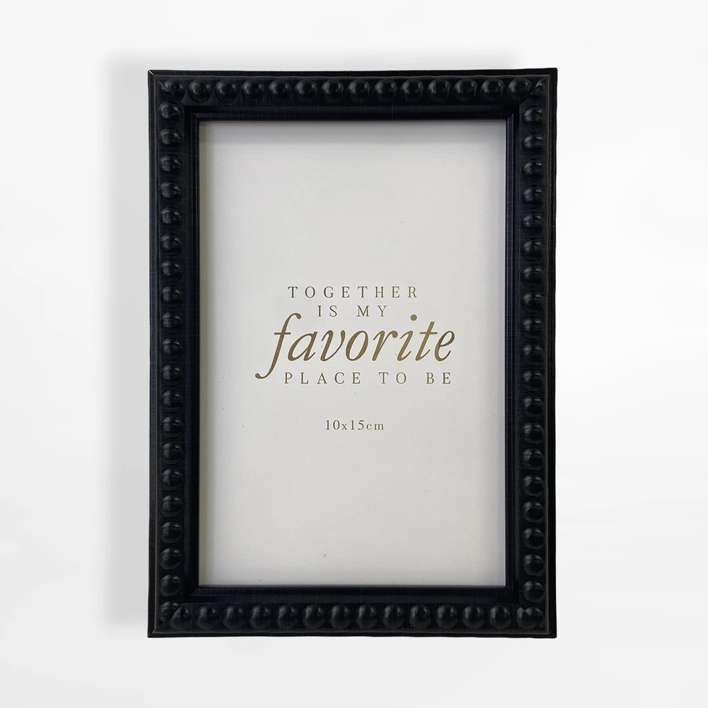 Rám na fotografiu 10x15 cm čierny