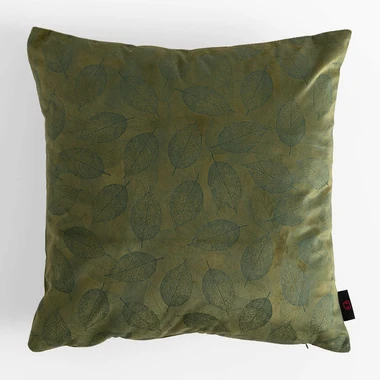 Obliečka na vankúš v listoch zelenej farby AURIR 45x45 cm