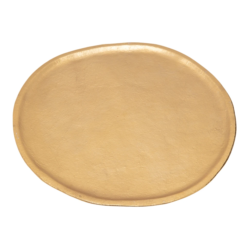 Dekoratívný hliníkový podnos 27 x 30,5 cm