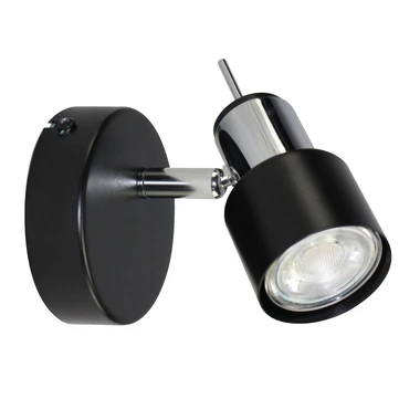 Nástenné bodové svietidlo čierne ORO STERNA