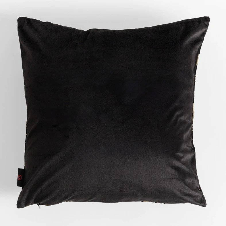 Czarna dekoracyjna poszewka w stylu art deco