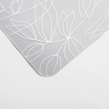 Prestieranie na stôl biele kvety 43,5x28,5 cm