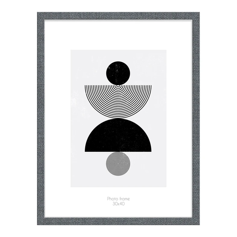 Rámik na fotografiu 30 x 40 sivý KYOTO