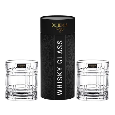 Súprava 2 pohárov na whisky BOHEMIA PRESTIGE SEMPRE 340 ml