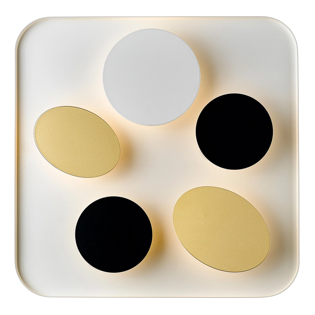 CONSTELLATION przykuwa uwagę designem - posiada geometryczny kształt i białą oprawę.