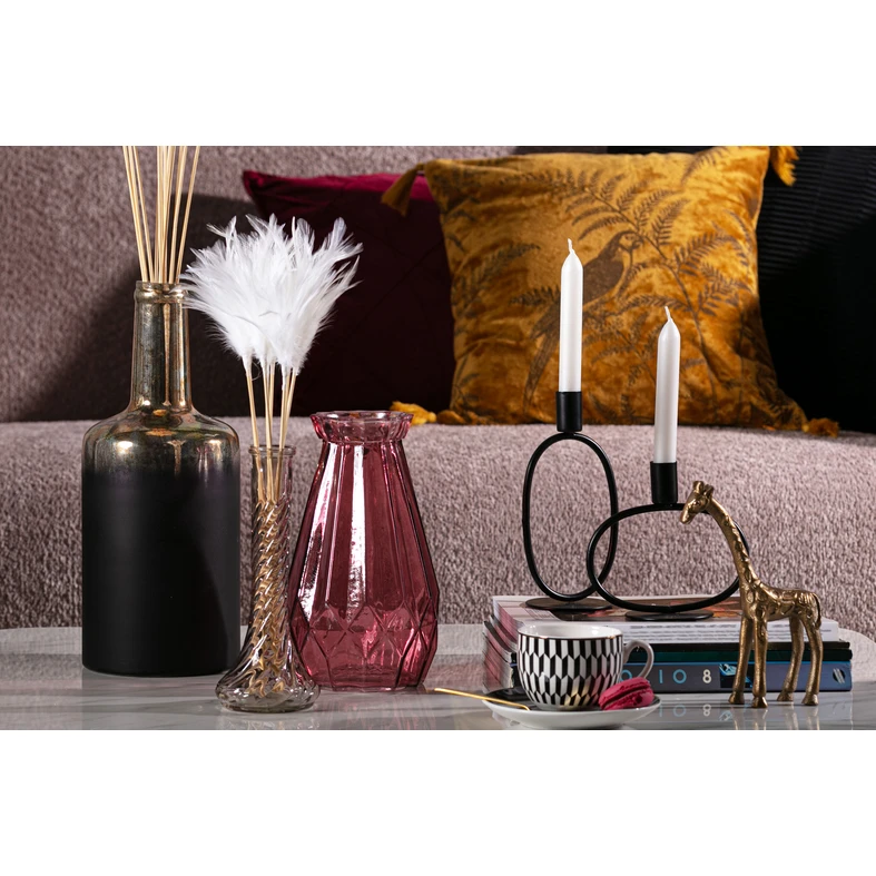 Priehľadná váza úzka 22,5 cm