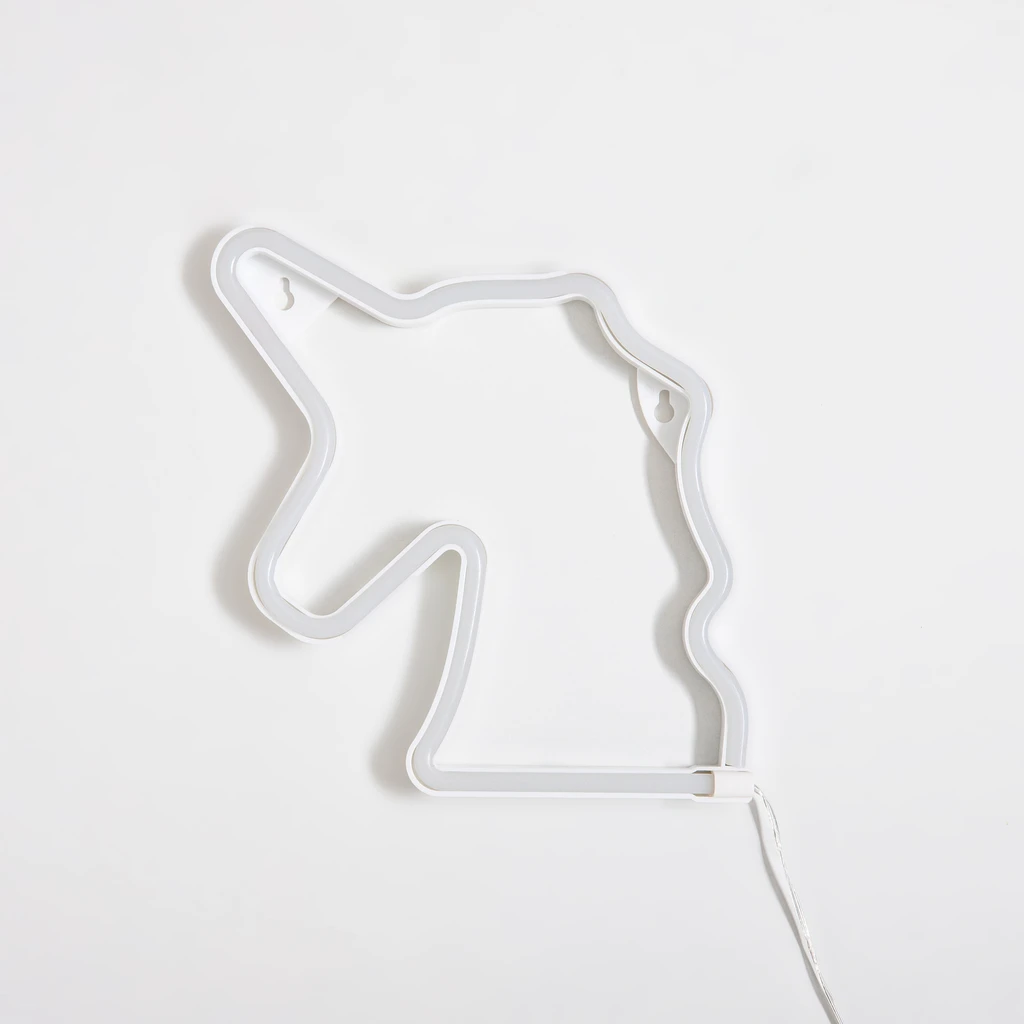 Lampka NEON UNICORN idealnie się sprawdzi jako prezent i miły akcent w domowej przestrzeni.