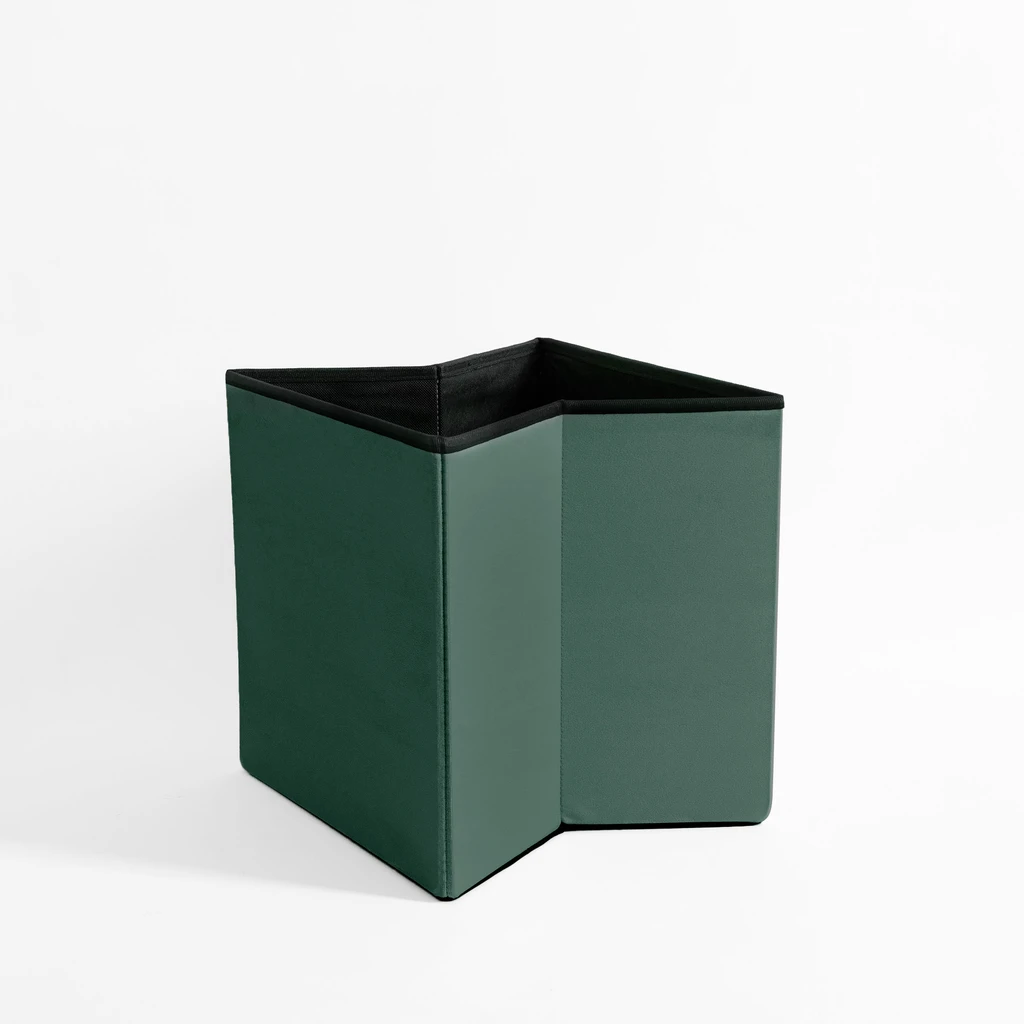 Skladacia taburetka zelená 38x37,5 cm