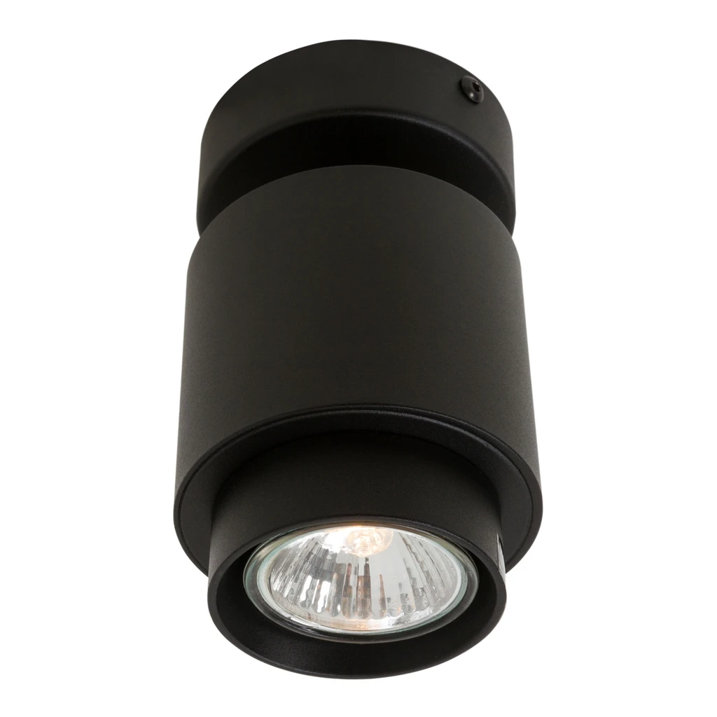 Závesné bodové svietidlo čierne SCOPY1