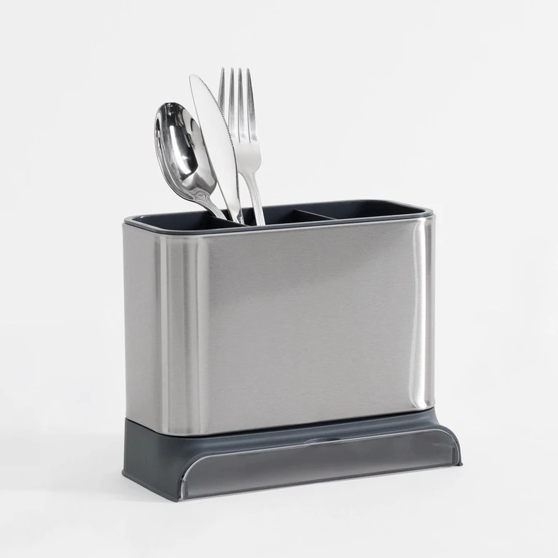 Srebrny ociekacz na sztućce