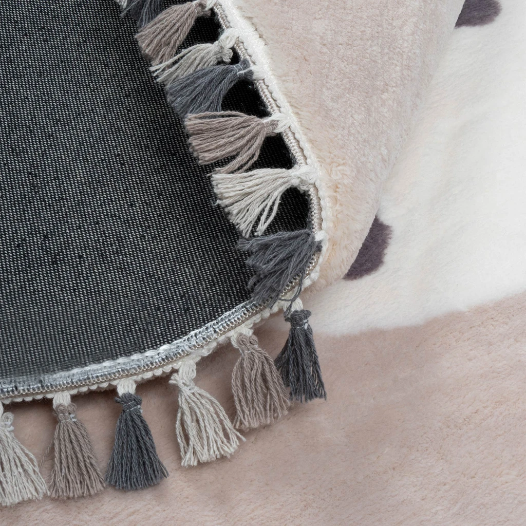 Okrúhly koberec s bodkami MUUM 120 cm