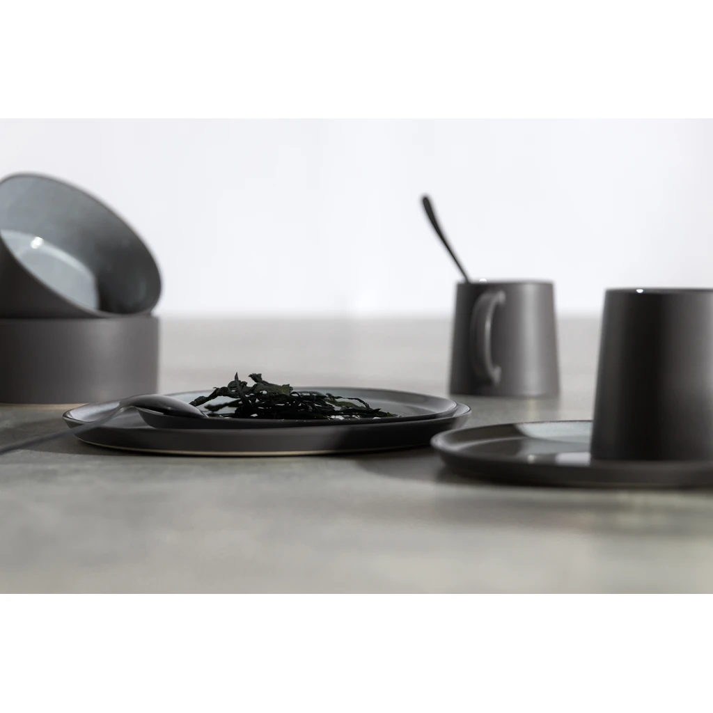 Dezertný tanier ZUZE sivý 21 cm