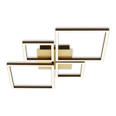 Stropná lampa LED otočná zlato hnedá FRAME 75 cm