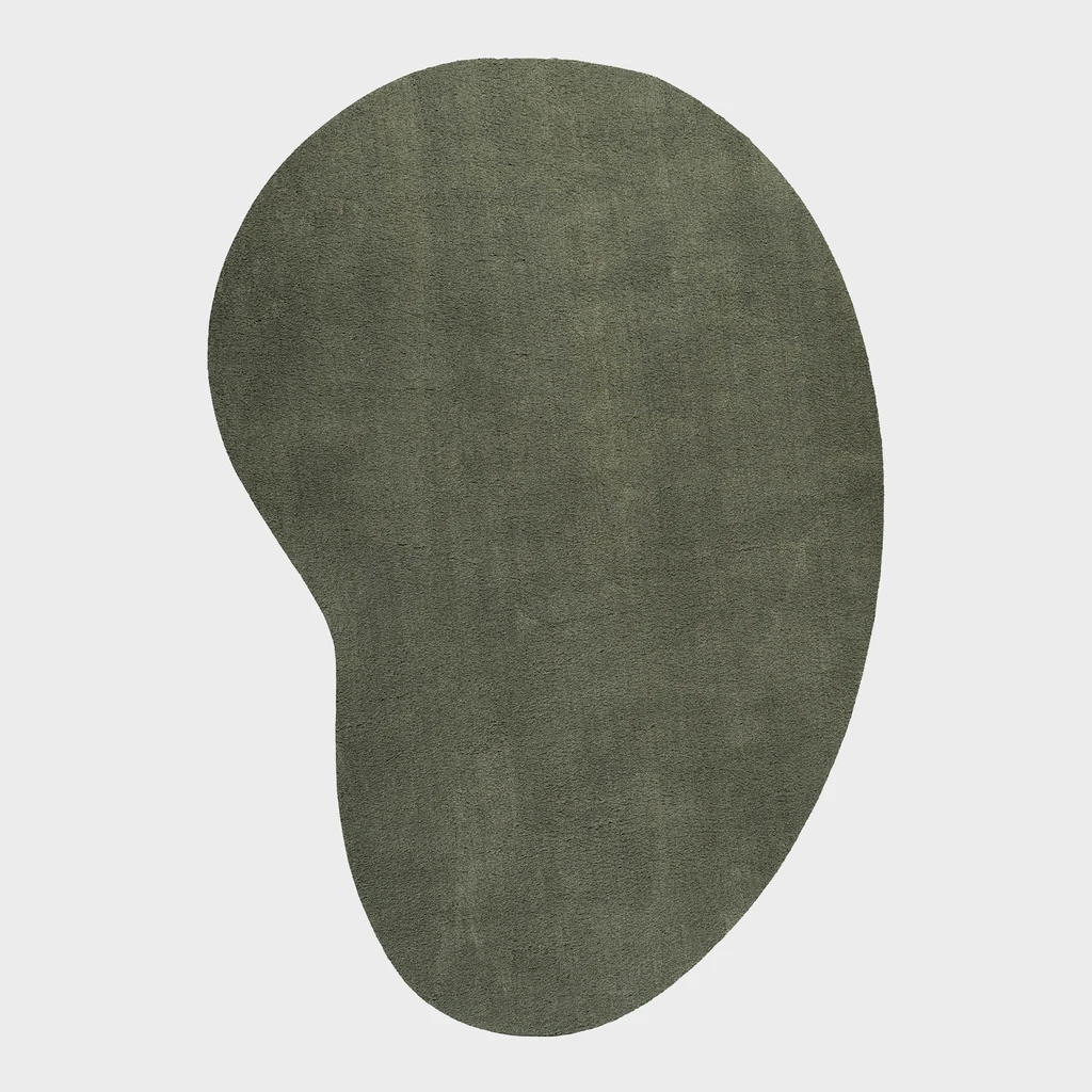 Tmavozelený koberec PULY BEANS 120x170 cm